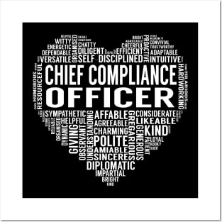 Chief Compliance Officer Heart Posters and Art